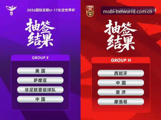 U17世界杯抽签结果详解——中国男女足新征途
